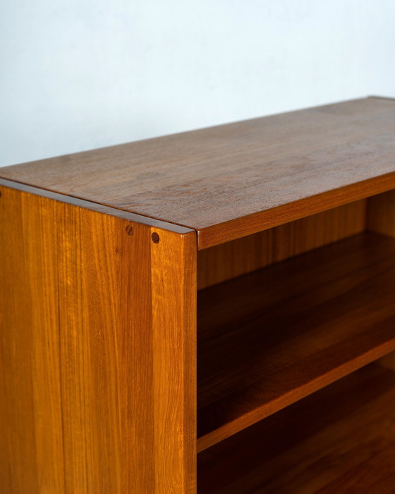 Image 1 of Mid Century Shelving Unit Or Bookcase Made Of Solid Teak