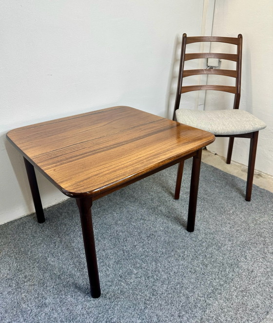 Tavolino in teak di design danese Mid-Century Haslev Møbelsnedkeri, Tavoli da pranzo, Legno, Marrone (foto 11 di 15)