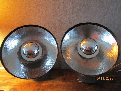 Philips vintage kopspiegel lamp
