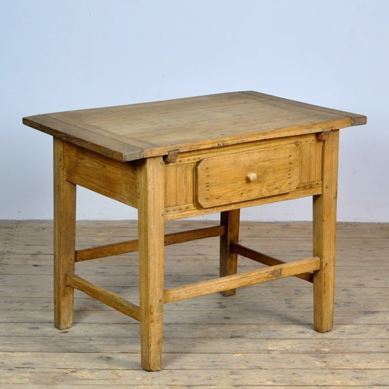 Image 1 of Beechwood Side Table, Circa 1900