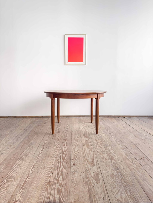 Mid-Century Modern Danish Teak Dining Table, Denmark, 1960s