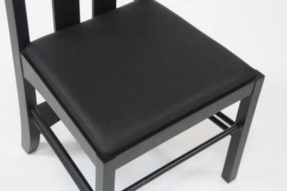 2 Chairs, Reproduction, Highback Ingram Chair, Charles Rennie Mackintosh, New – Armchairs, Wood (photo 5 of 5)