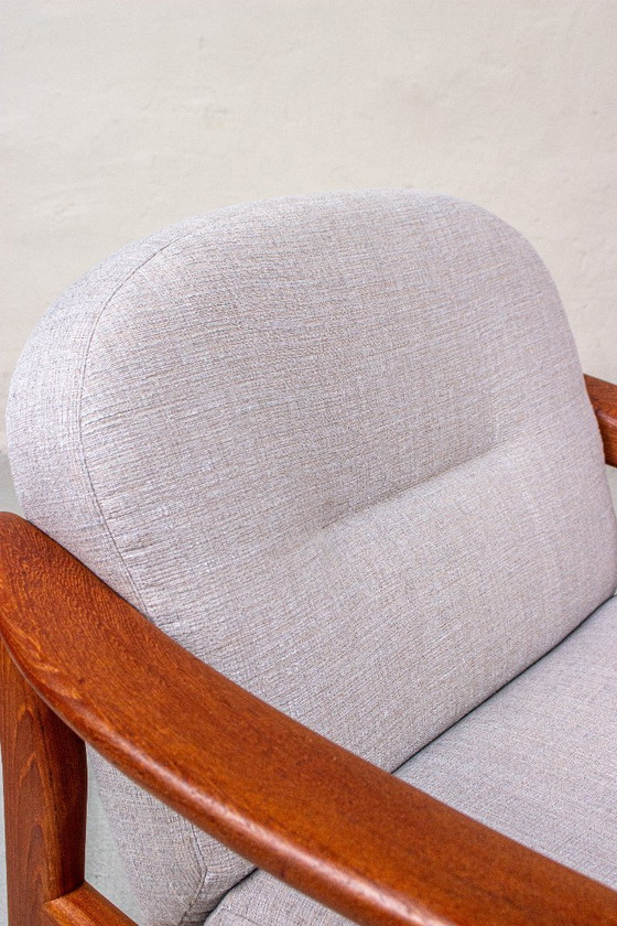 2 poltrone vintage in teak, stile danese anni '60. – Komfort, Textile (photo 11 of 18)