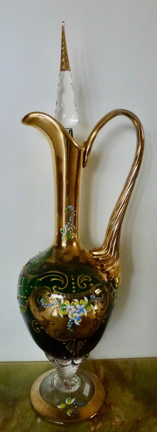 Murano - Tre Fuochi - Karaf - Glas - Design Cenedese (1946)