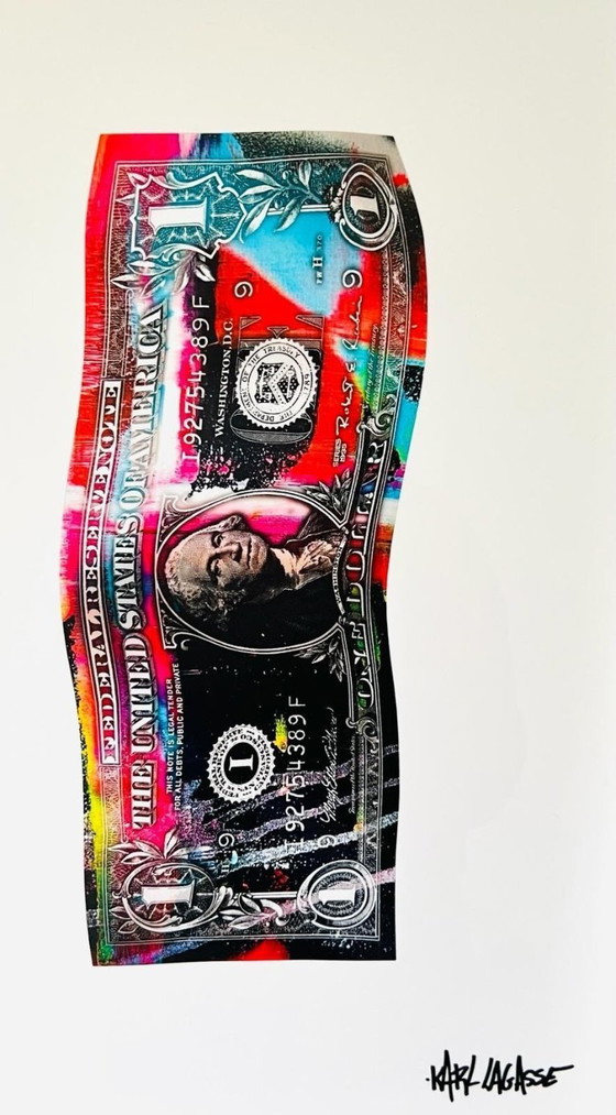 Image 1 of Karl LAGASSE - Art Dollar 35 - Impression plexiglas