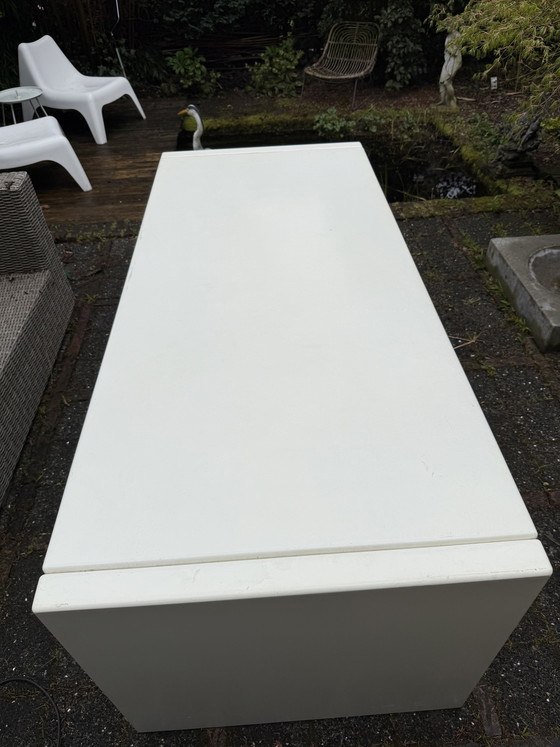 Image 1 of Ensemble de 2 bureaux vintage – années 70 / style spatial