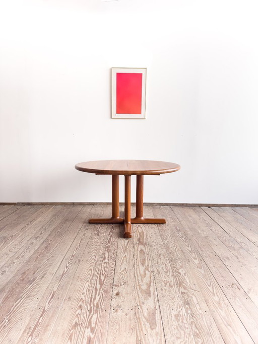 Deense uitschuifbare eettafel van teakhout van Dyrlund