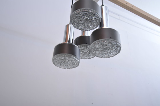 Image 1 of Staff cascade lamp with bubble glass (1960s)