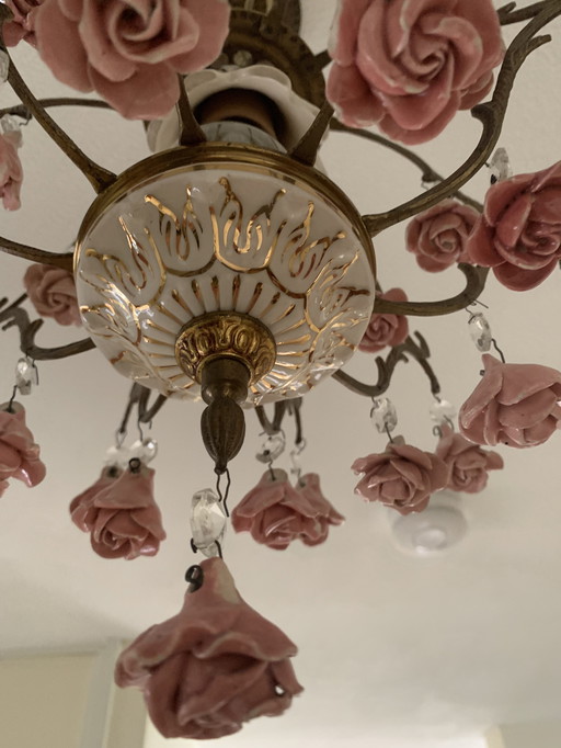 Italiaanse porseleinen hanglamp