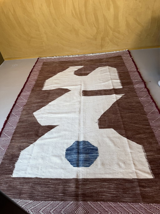 Alfombra marroquí anudada a mano