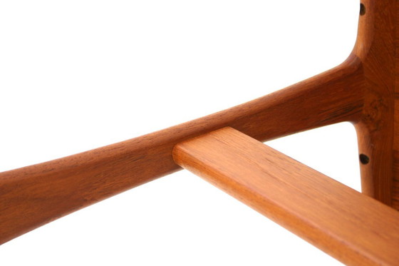 Image 1 of come nuovo! Arne Wahl Iversen per Vinde, 2x Tavolo da nido in teak danese del metà secolo, tavolino vintage, tavolino, 1a restau