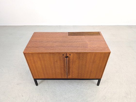 Image 1 of Sideboard Atlas Silkeborg Møbelfabrik refrigerator Bernadotte teak