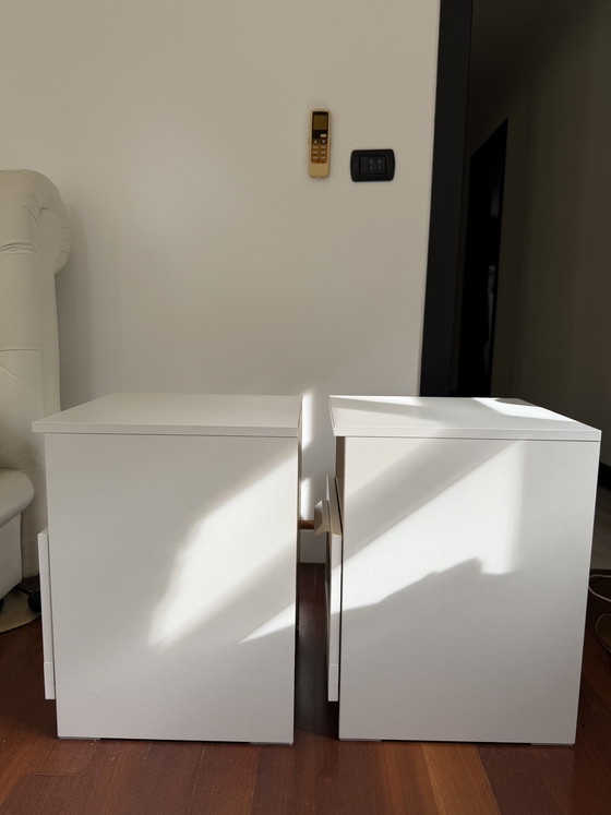 Image 1 of Ikea Brimnes witte nachtkastjes (2x)