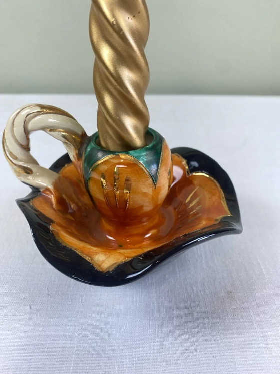 Vintage Vallauris candle holder – Porcelain, Ceramic (photo 4 of 10)