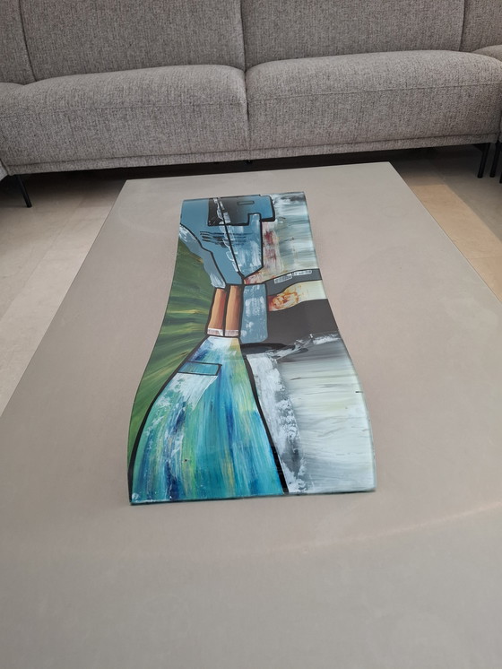 Image 1 of Bellissima ciotola in vetro di design 70 x 24 cm.