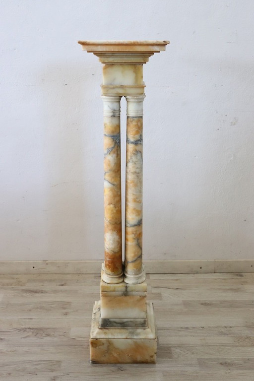 Antique Column in Marble, Italy 19th Century
