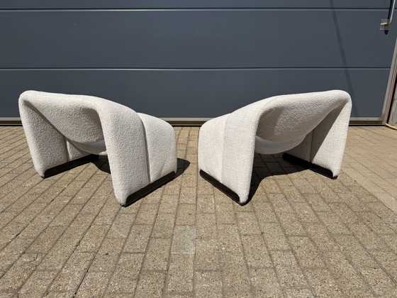 Image 1 of Artifort F598 Groovy armchairs in mint condition!! Pierre Paulin