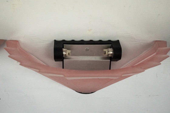 Image 1 of Ensemble de six appliques De Majo en verre de Murano rose épais. Italie, années 1980