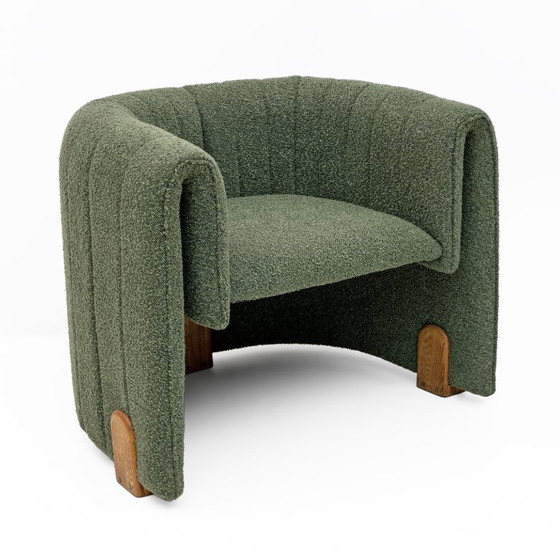 Image 1 of Paar Bouclè-Sessel im italienischen Design