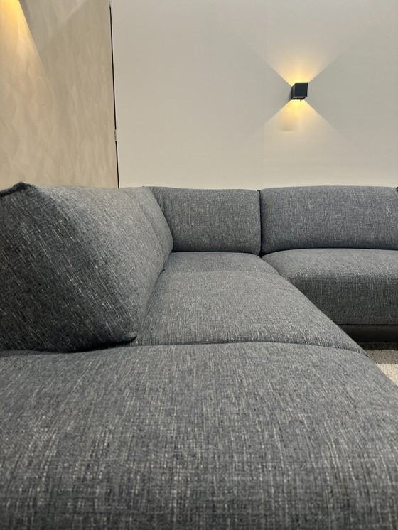 Image 1 of Divano angolare Montel grigio-blu 295x230cm