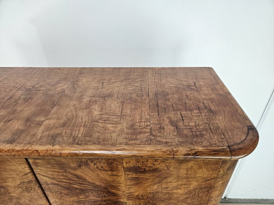 1930s Austrian Art Deco walnut burl sideboard – Sideboard cabinet, Wood (photo 6 of 18)