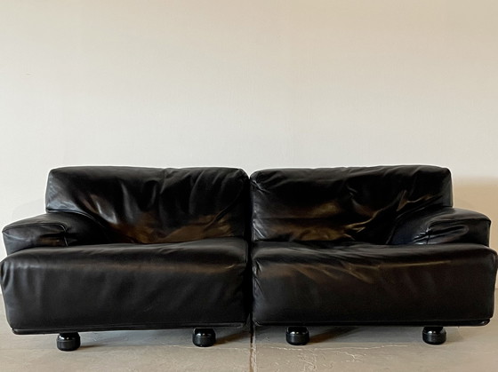 Image 1 of 2 Sitzer Fiandra Sofa von Vico Magistretti für Cassina