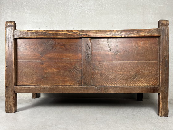 Image 1 of Antica panca spagnola - XIX secolo