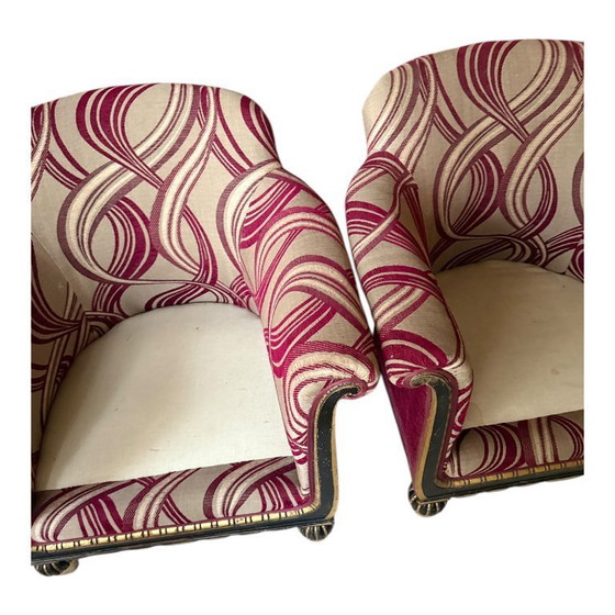 Image 1 of Paul Follot – Set di due poltrone Art Déco, Francia anni '20