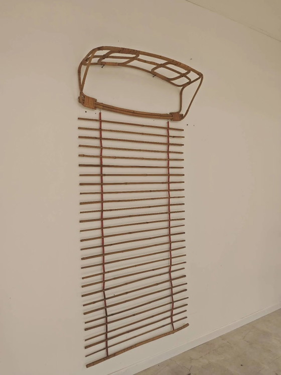 Appendiabiti a parete in rattan, Cecoslovacchia 1960 – Wicker, Vintage (photo 12 of 24)