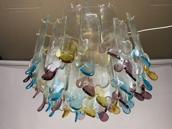 Image 1 of Alfredo Barbini kroonluchter 1970's