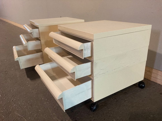 Image 1 of 2x Cómoda/mesita de noche Kartell 4602 Simon Fussel