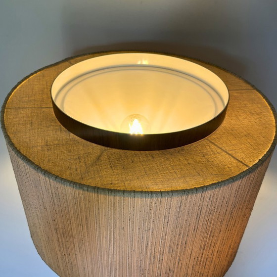 Image 1 of Floor lamp teak, brass - Temde Leuchten