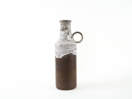 Image 1 of Ceramic vase with a handle, German design, 1960s, made in West Germany
