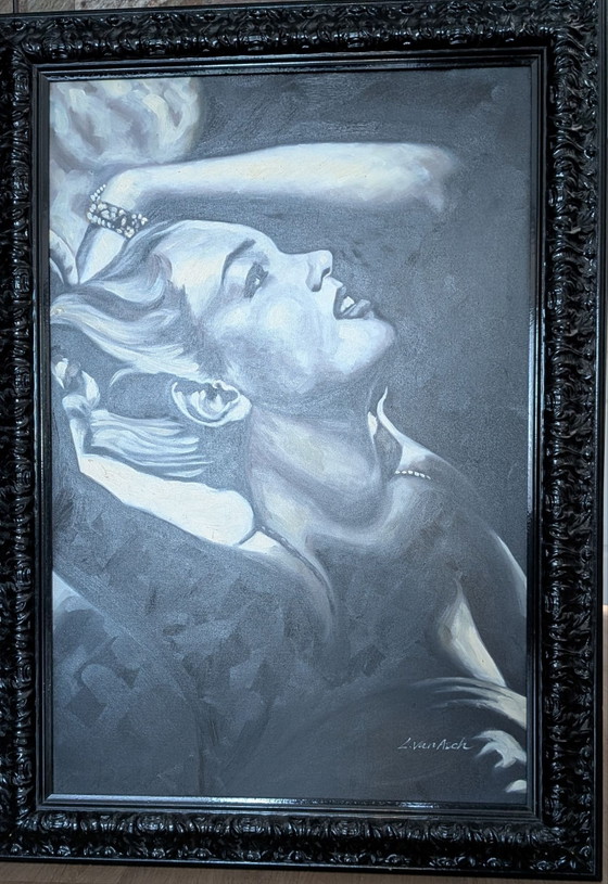 Élégance intemporelle, Peintures et dessins, Autre, Noir (photo 2 sur 5)