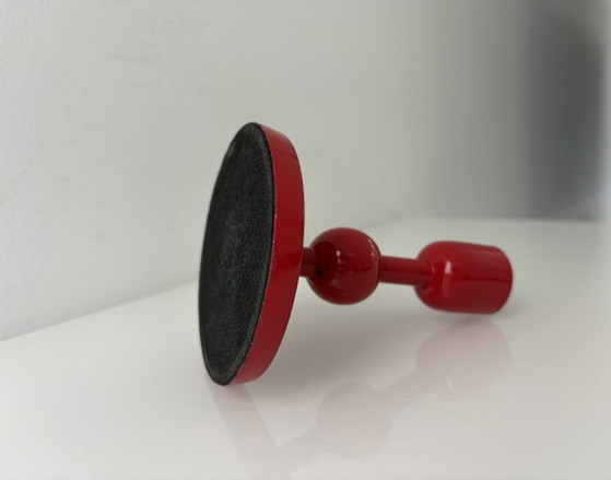 Portacandele in Metallo Rosso Fuoco – Design Moderno – rvs (photo 9 of 10)
