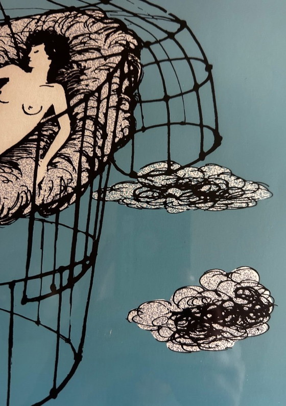 Image 1 of Litografia "Bel Oiseau" 1970