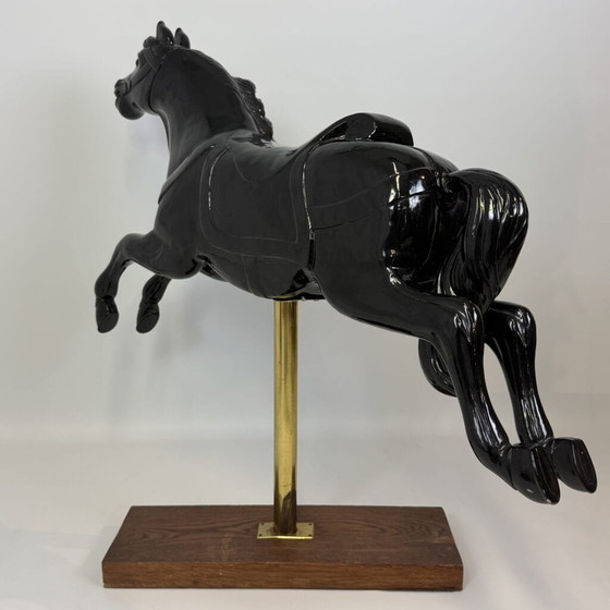 Cheval de carrousel – Sculptures, Bois, Laiton (photo 6 of 18)