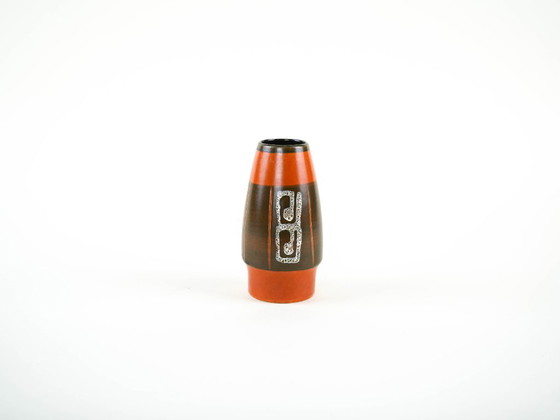 Ceramic-vase-German-design-1970s-made-in-West-Germany-D0760, Multi Color (photo 2 of 9)