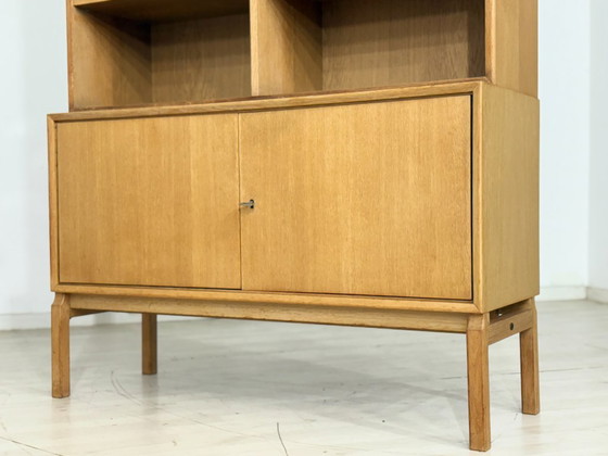 Image 1 of Vintage classic: IKEA MTP shelf / highboard / sideboard – oak – design Marianne Richter