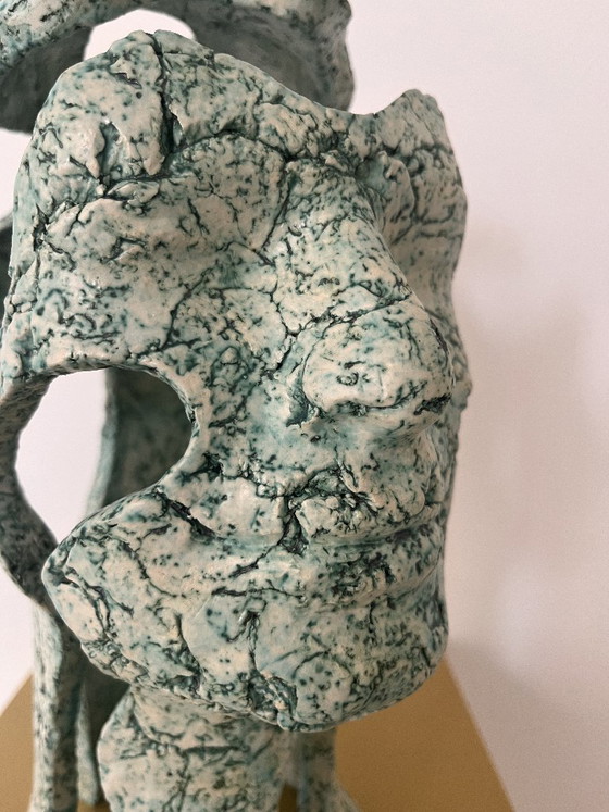Scultura in ceramica - Testa - Opera di Saskia Dijkgraaf – Sculture (photo 7 of 7)