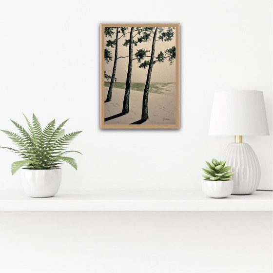 Image 1 of Inchiostro su carta naturale. Formato 40x30cm.