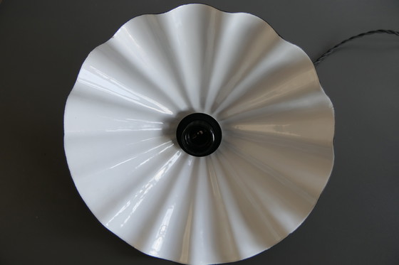 Image 1 of Zeldzame Bruin Emaillen Scheepslamp/Hanglamp