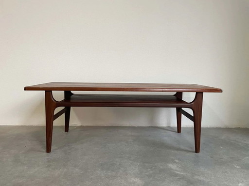 Table basse vintage - table basse en teck