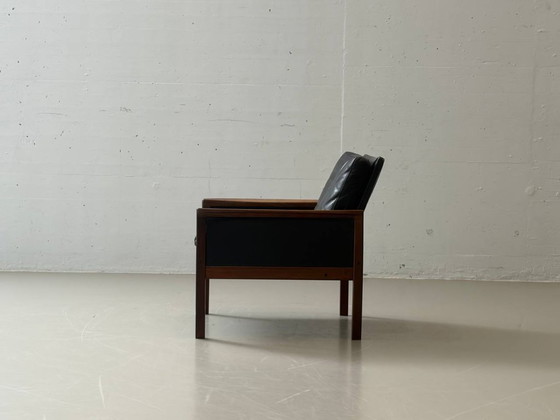 Image 1 of Set van 2 loungestoelen van Hans Olsen voor Juul Kristensen, Denemarken, jaren 1950.