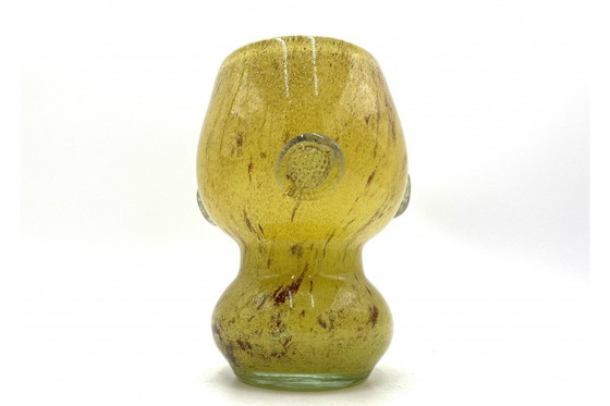 Image 1 of Glass vase, designed by Wiesław Sawczuk, Łysa Góra, 1970s.