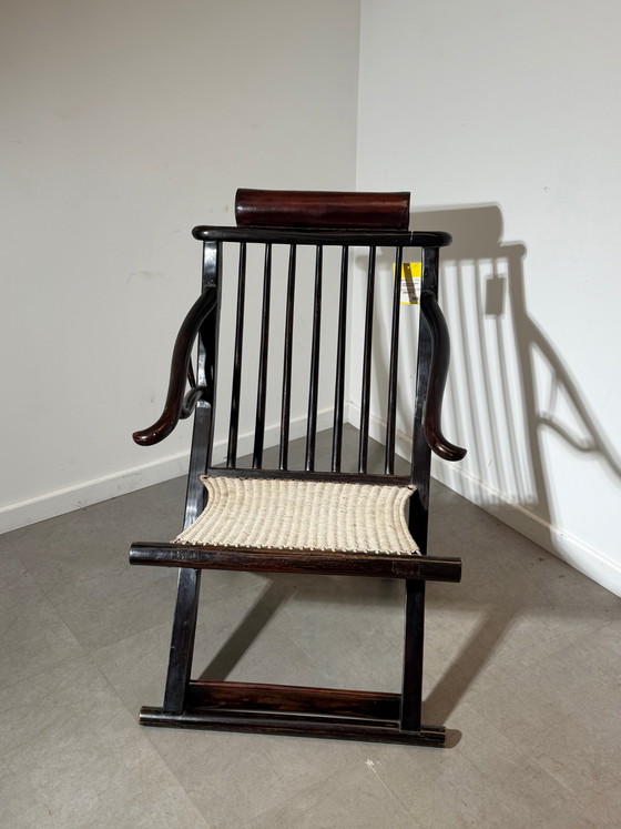 Chinese klapstoel uit de Qing-dynastie – Fujian, China – Fauteuils (photo 7 of 10)
