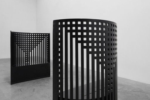 Paire de chaises Mackintosh Willow noires par Atelier International, Italie 1980
