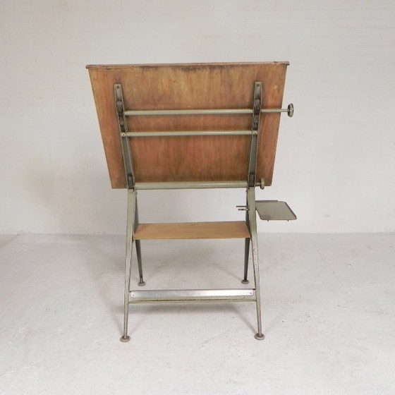 Drawing Board Reply von Wim Rietveld und Friso Kramer für Ahrend De Cirkel, 1959 – Schreibtisch, Wood, Iron (photo 8 of 27)