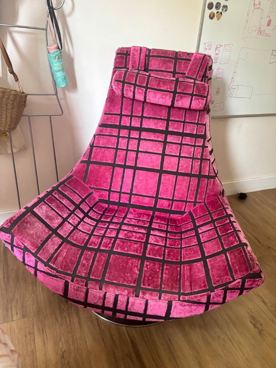 Fauteuil – Draaistoelen, Metal, Velvet (photo 4 of 5)