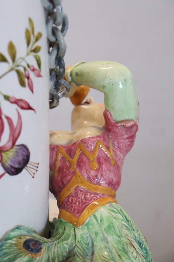 Image 1 of Majestic Ceramic Vase, Italy Early 20th Century